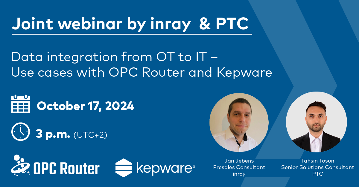 Joint Webinar by inray and PTC Kepware